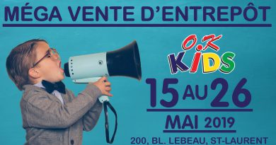 Trouvailles à la vente d’entrepôt OK Kids Trouvailles à la vente d’entrepôt OK Kids